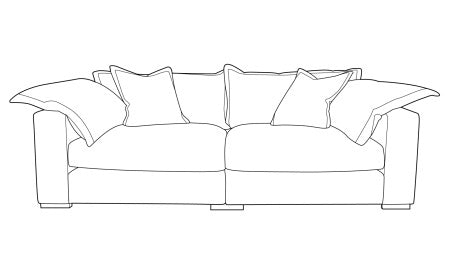 4 Seater Modular Sofa