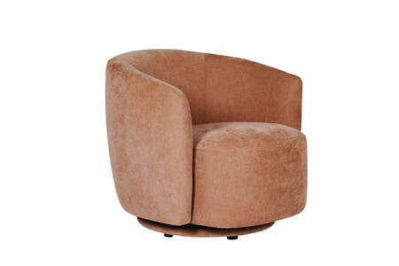 Bdi-321-UM Swivel Accent Chair - Umber