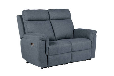 Bow-352-AZ 2 Seater Electric Recliner Sofa - Azul