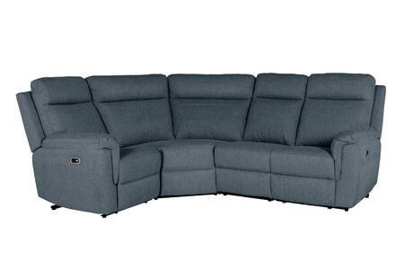 Bow-359-AZ Corner Group Electric Recliner - Azul