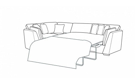 1c2 Left Hand Sofabed Corner - FST, LFC, R2S