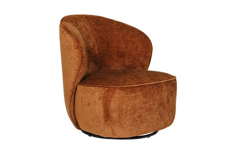 Edi-321-RS Swivel Accent Chair - Rust