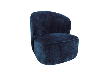 Edi-321-BL Swivel Accent Chair - Blue