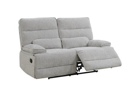 Eoe-312-GY 2 Seater Manual Recliner - Grey