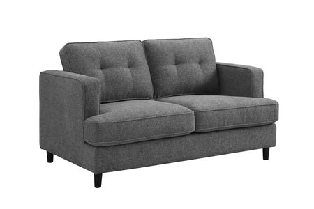 Jun-302-GY 2 Seater Fixed - Grey