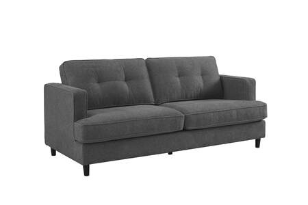 Jun-303-GY 3 Seater Fixed - Grey