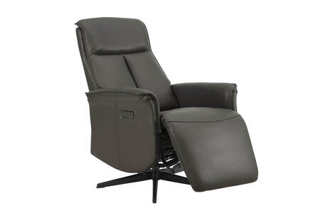 Riy-308-AH Electric Reclining Accent Chair - Ash