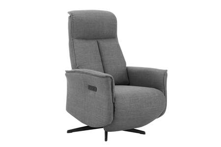 Riy-308-CL Electric Reclining Accent Chair - Charcoal