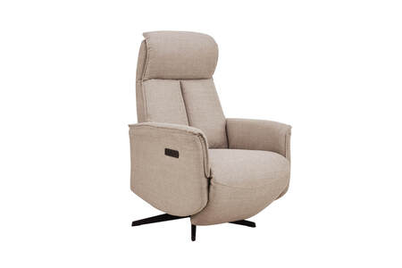 Riy-308-MH Electric Reclining Accent Chair - Mushroom