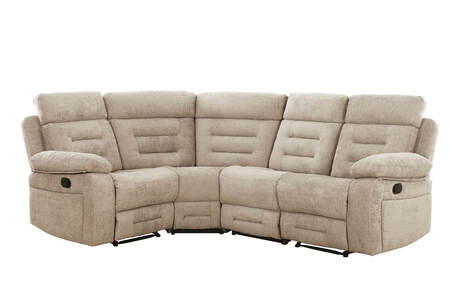 Wbr-319-LA Corner Group Manual Recliner - Latte
