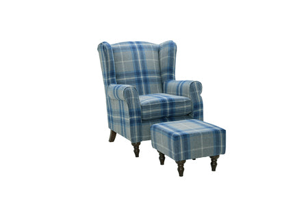 Wing Back Stool